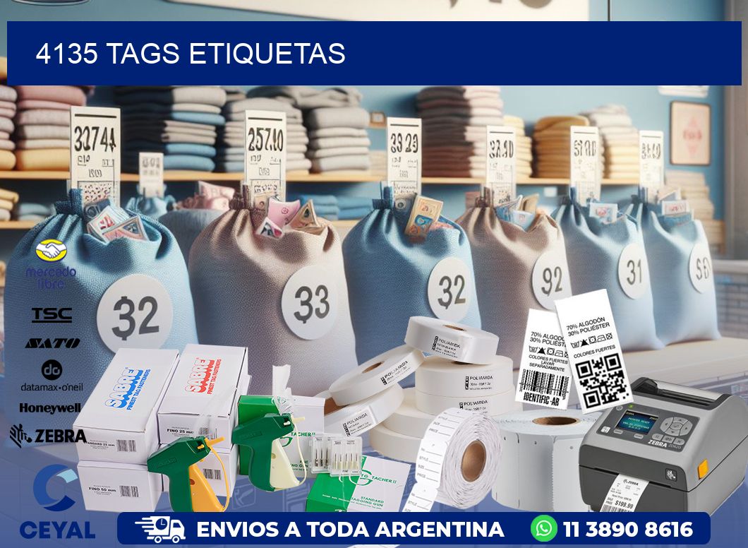 4135 TAGS ETIQUETAS