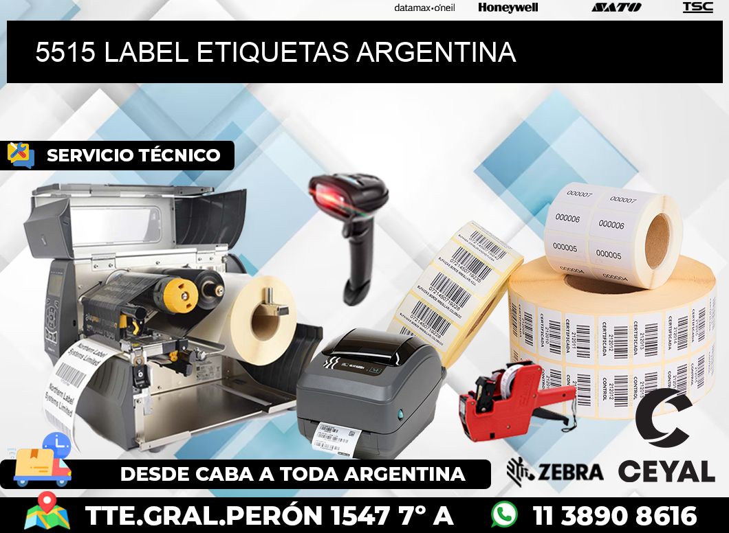 5515 LABEL ETIQUETAS ARGENTINA