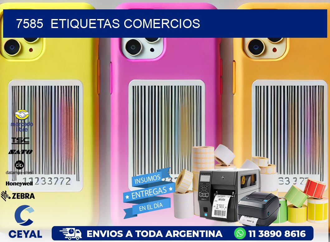 7585  ETIQUETAS COMERCIOS