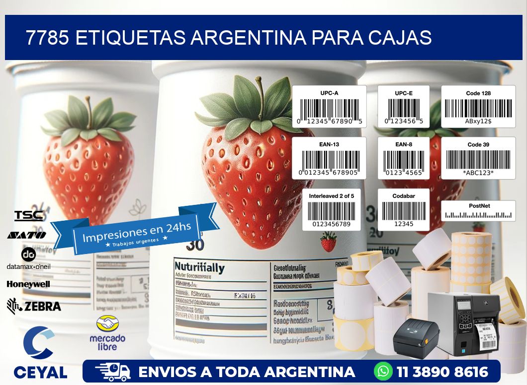 7785 ETIQUETAS ARGENTINA PARA CAJAS