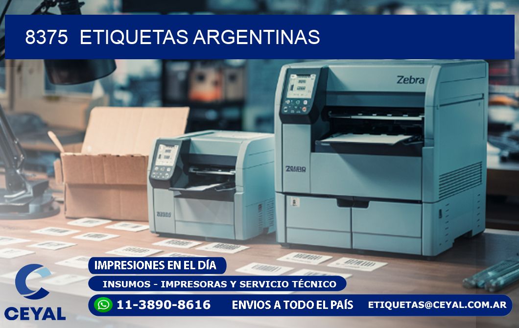 8375  ETIQUETAS ARGENTINAS