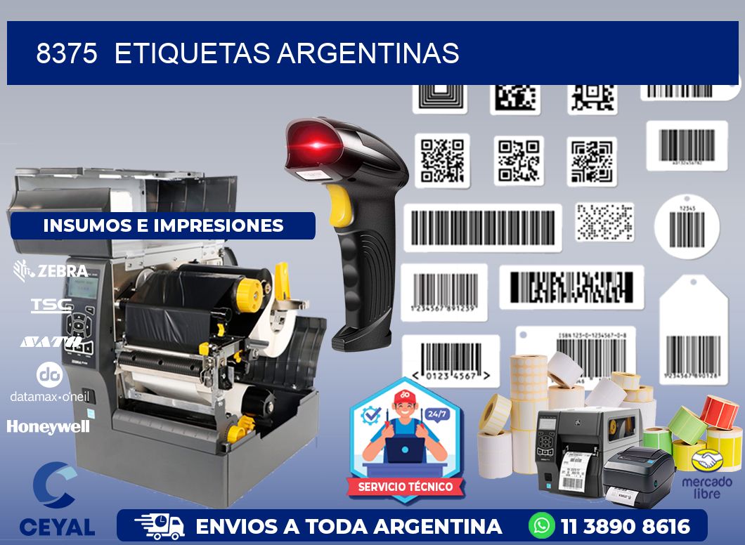 8375  ETIQUETAS ARGENTINAS