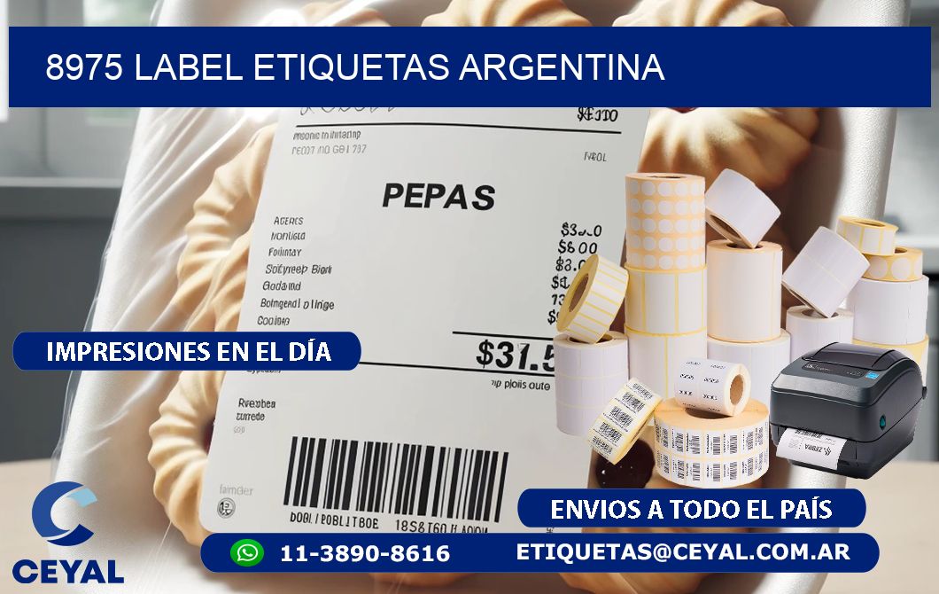 8975 LABEL ETIQUETAS ARGENTINA
