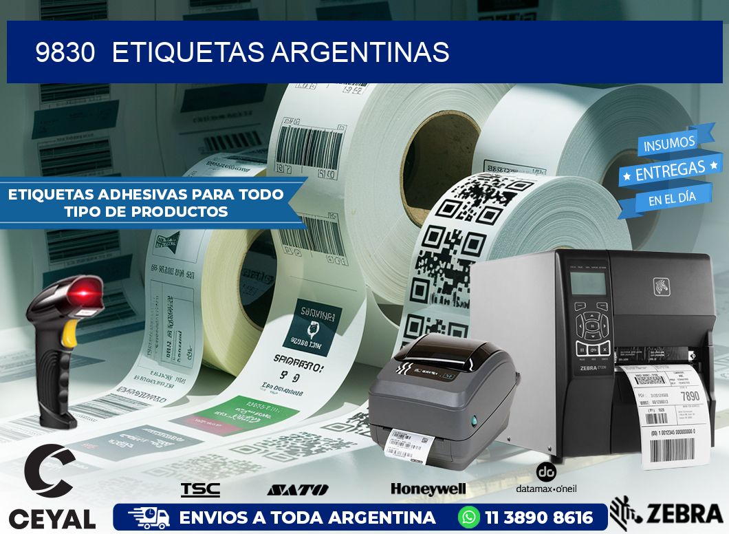 9830  ETIQUETAS ARGENTINAS