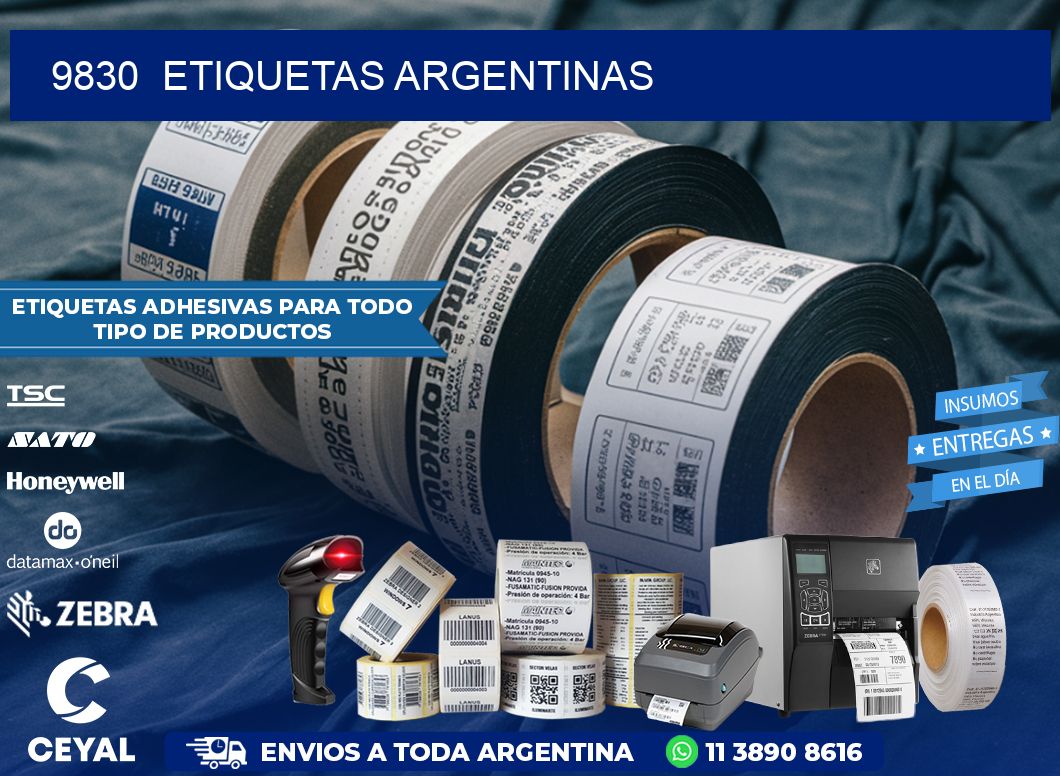 9830  ETIQUETAS ARGENTINAS