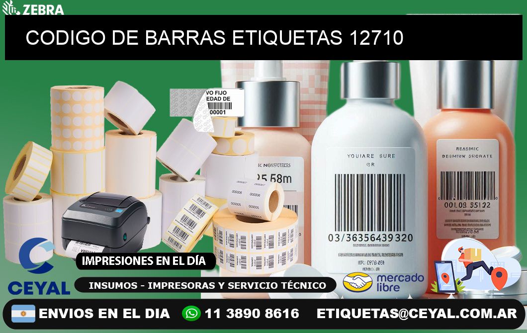 CODIGO DE BARRAS ETIQUETAS 12710