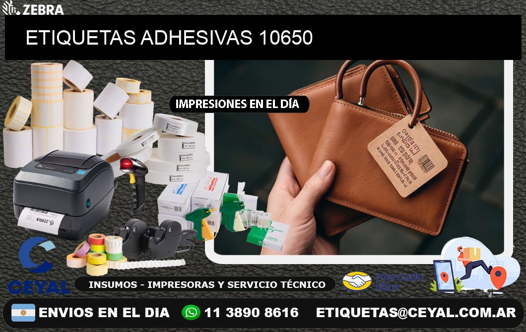 ETIQUETAS ADHESIVAS 10650