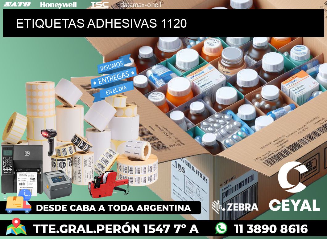 ETIQUETAS ADHESIVAS 1120