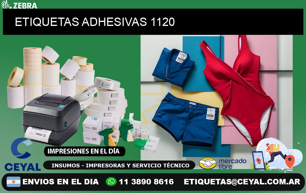 ETIQUETAS ADHESIVAS 1120