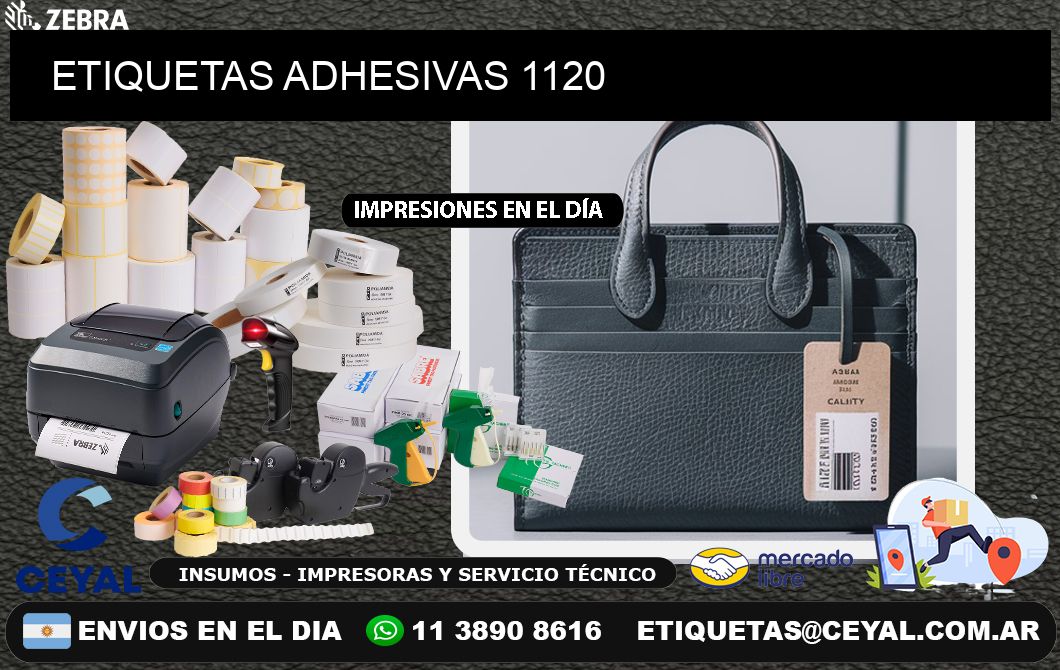ETIQUETAS ADHESIVAS 1120