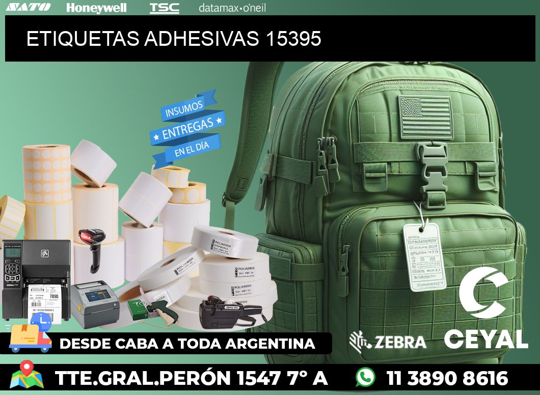 ETIQUETAS ADHESIVAS 15395