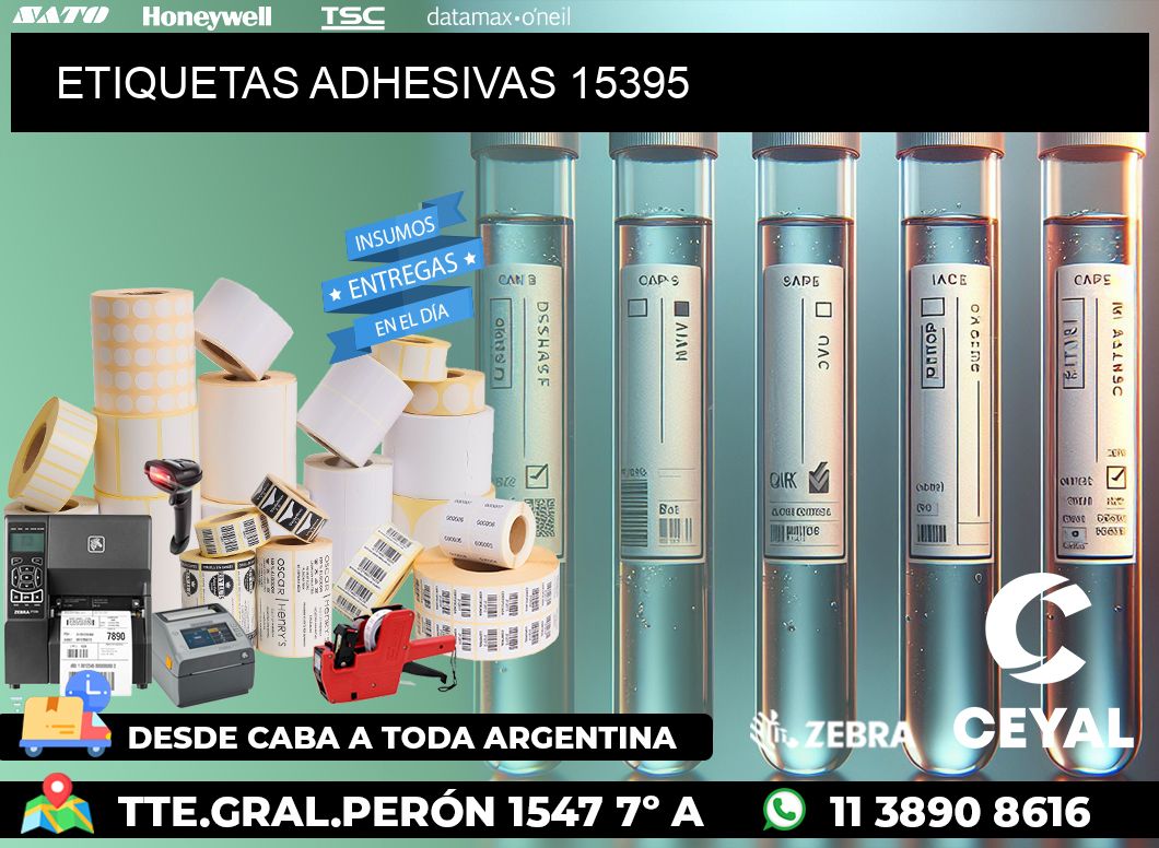 ETIQUETAS ADHESIVAS 15395