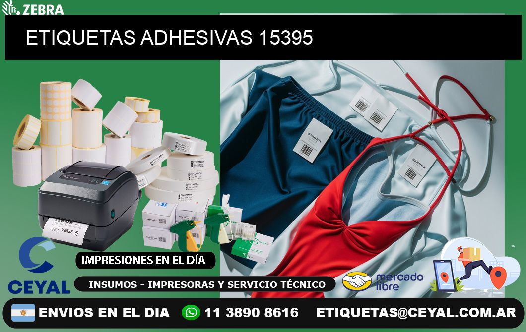 ETIQUETAS ADHESIVAS 15395