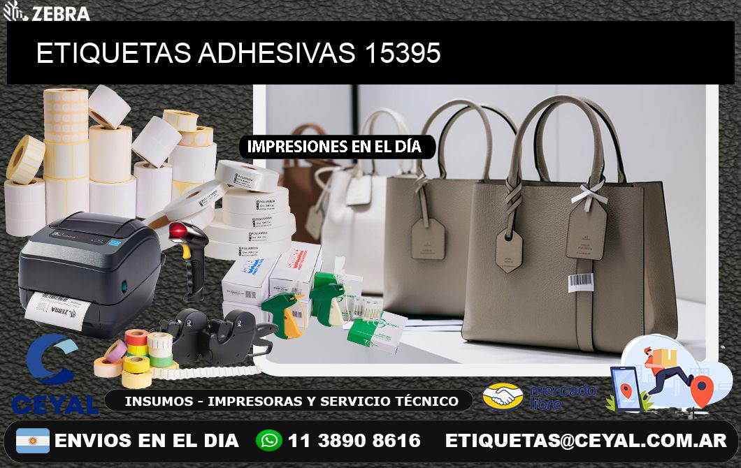 ETIQUETAS ADHESIVAS 15395