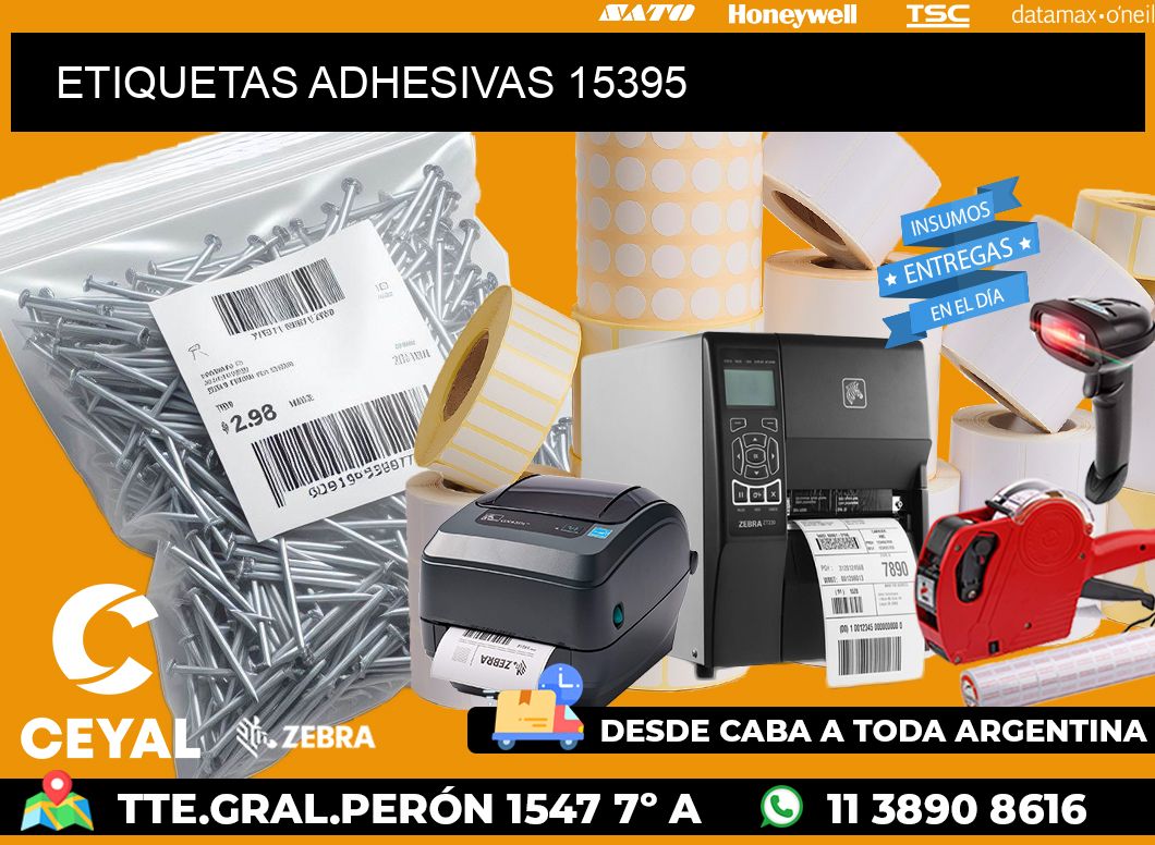ETIQUETAS ADHESIVAS 15395