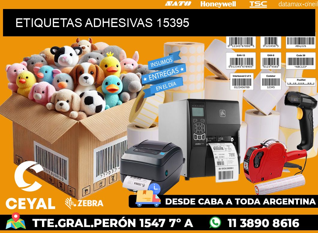 ETIQUETAS ADHESIVAS 15395