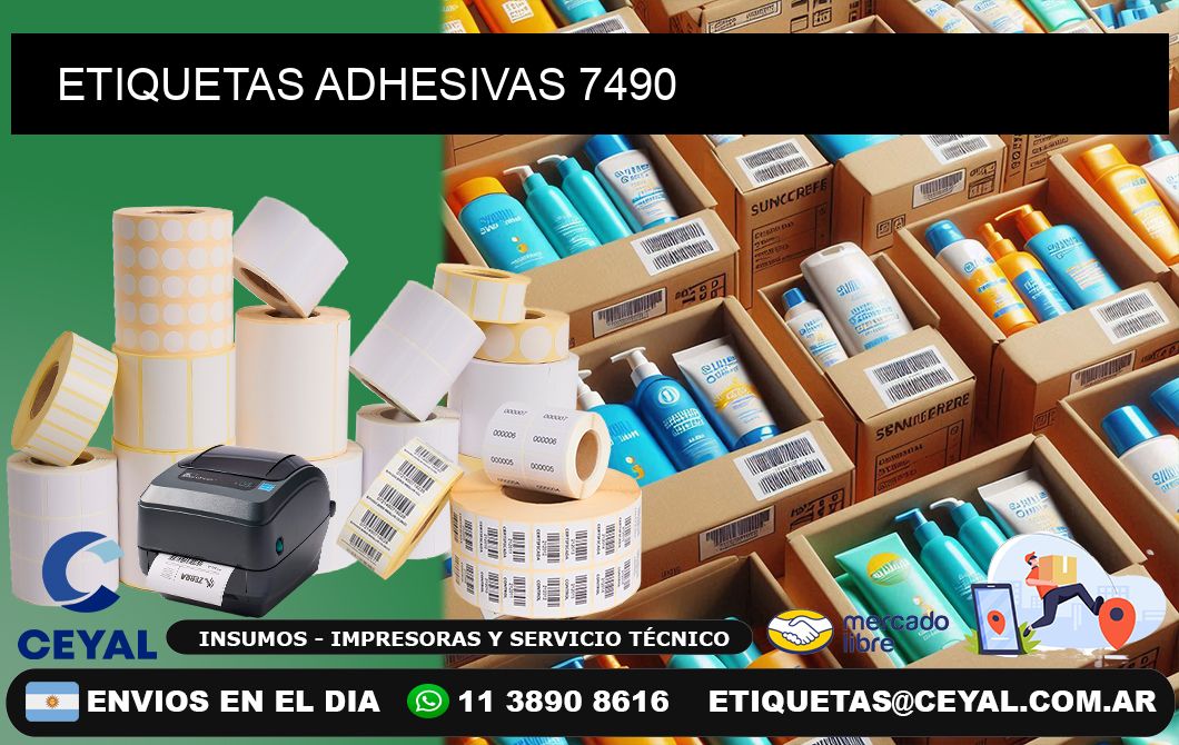 ETIQUETAS ADHESIVAS 7490