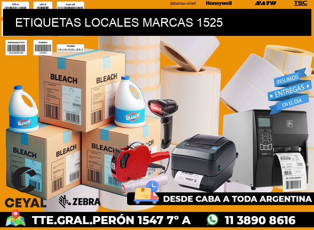 ETIQUETAS LOCALES MARCAS 1525