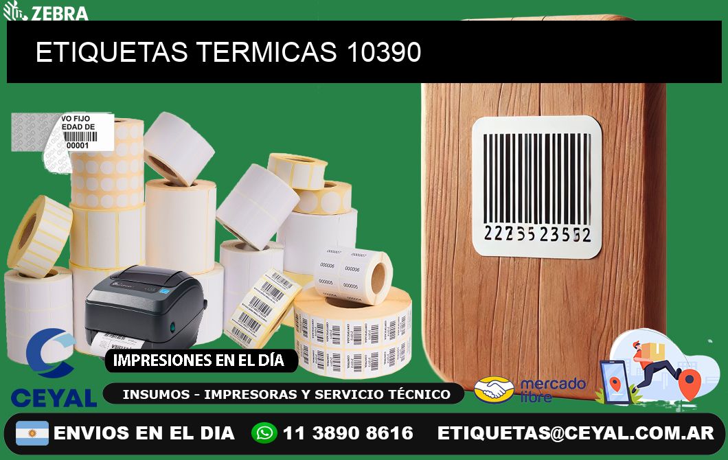 ETIQUETAS TERMICAS 10390