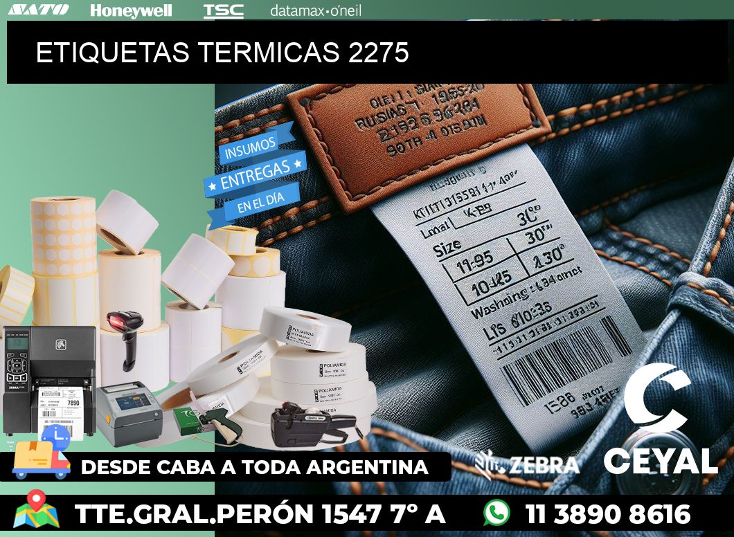 ETIQUETAS TERMICAS 2275