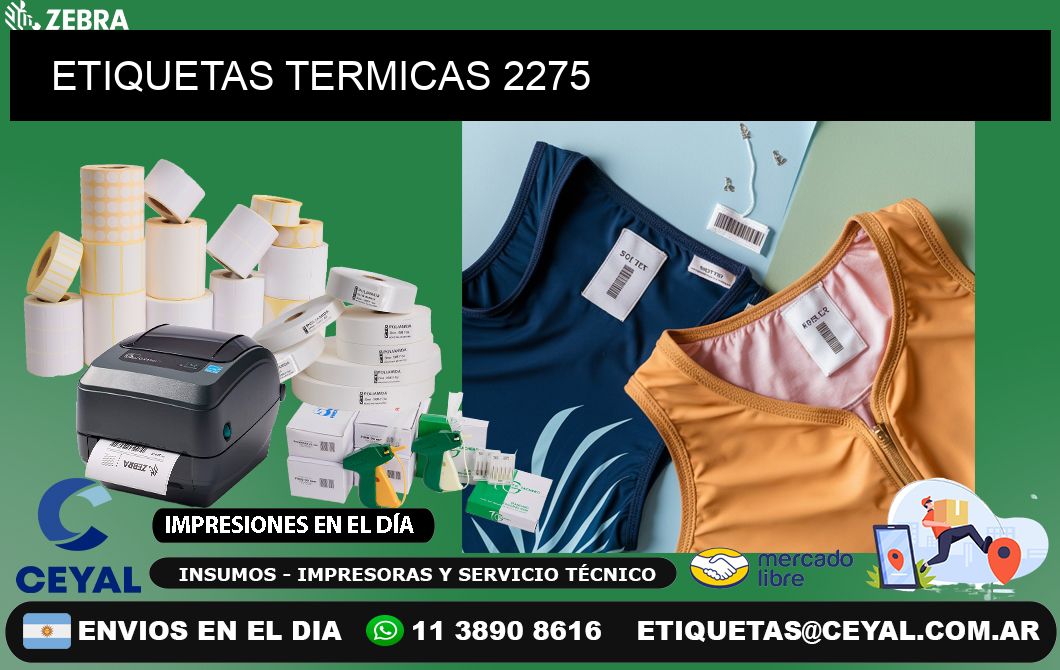 ETIQUETAS TERMICAS 2275