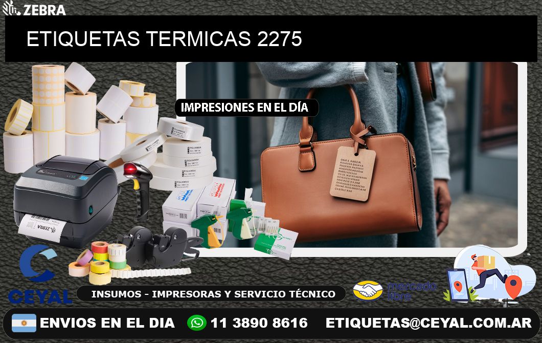 ETIQUETAS TERMICAS 2275