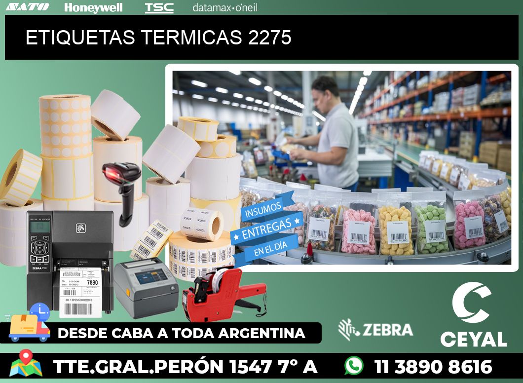 ETIQUETAS TERMICAS 2275