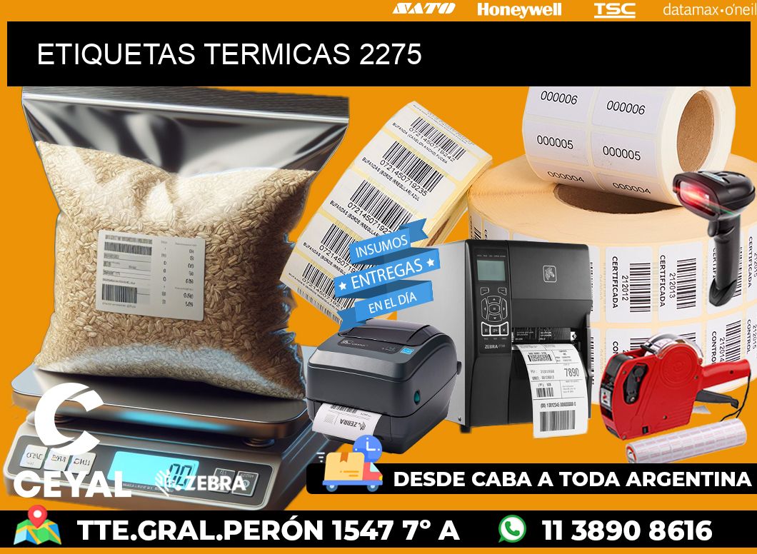 ETIQUETAS TERMICAS 2275