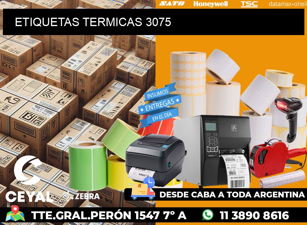 ETIQUETAS TERMICAS 3075
