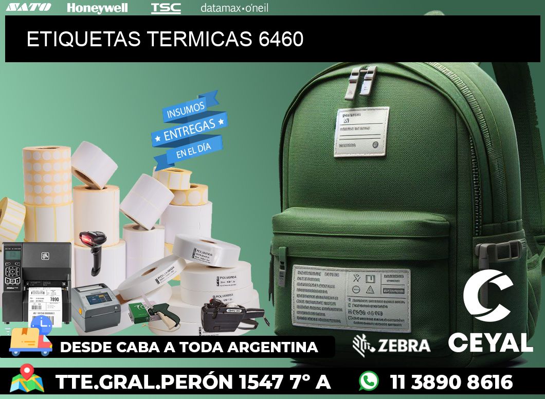 ETIQUETAS TERMICAS 6460