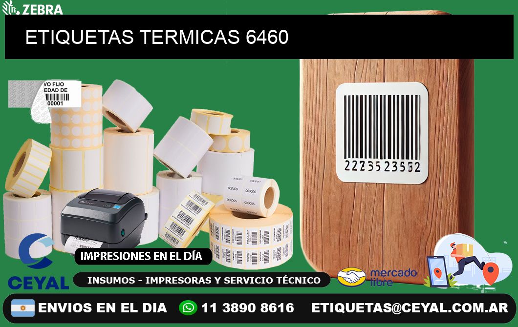 ETIQUETAS TERMICAS 6460