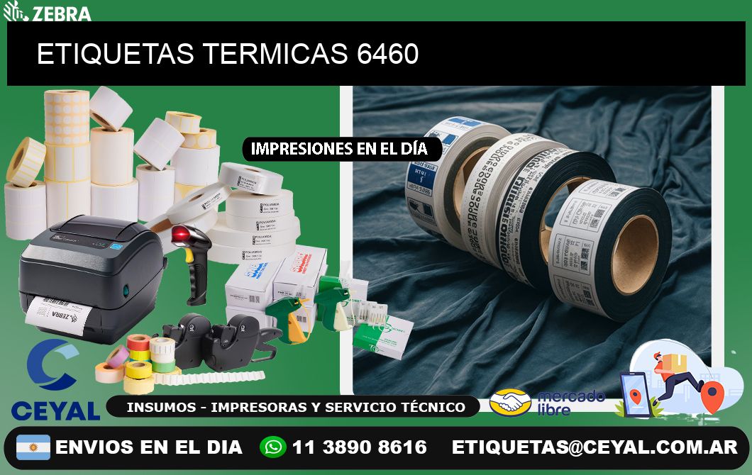 ETIQUETAS TERMICAS 6460