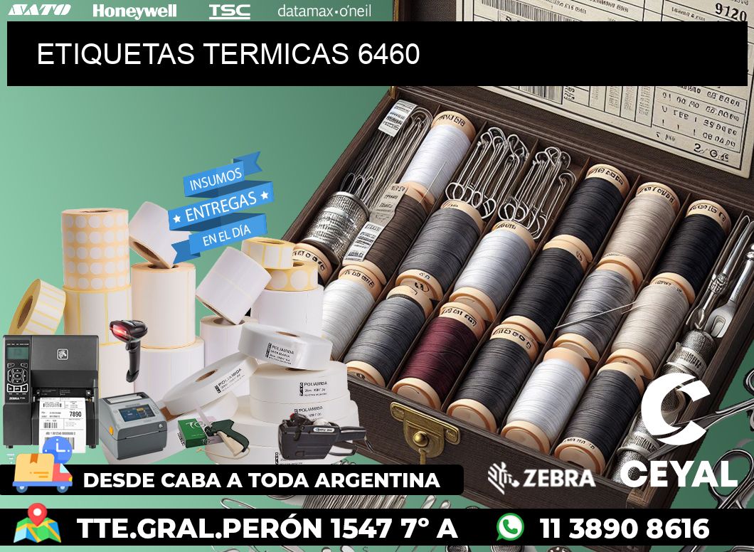 ETIQUETAS TERMICAS 6460