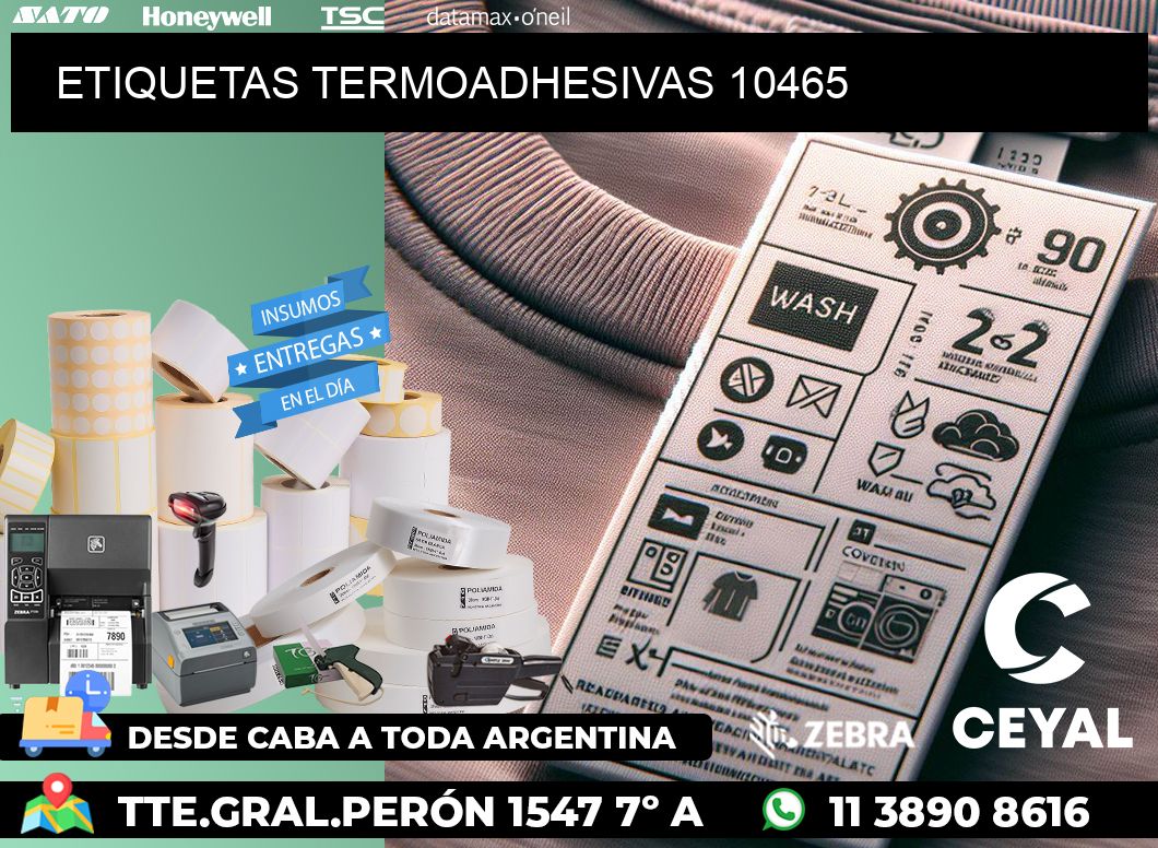 ETIQUETAS TERMOADHESIVAS 10465