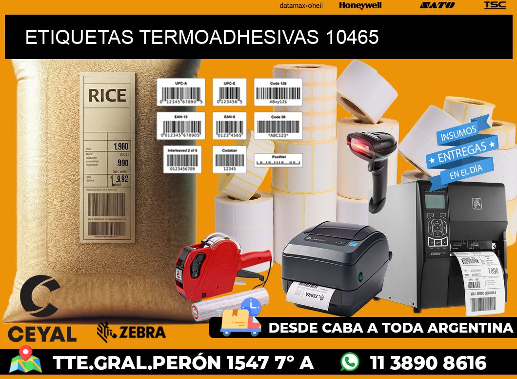 ETIQUETAS TERMOADHESIVAS 10465