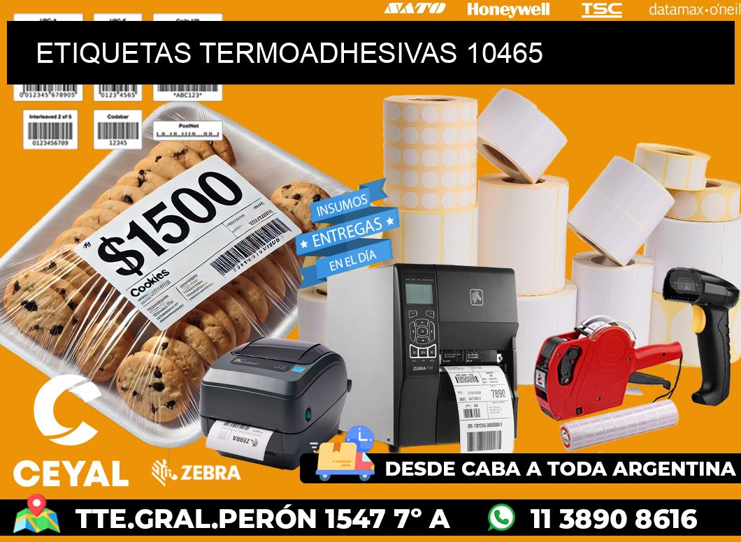 ETIQUETAS TERMOADHESIVAS 10465