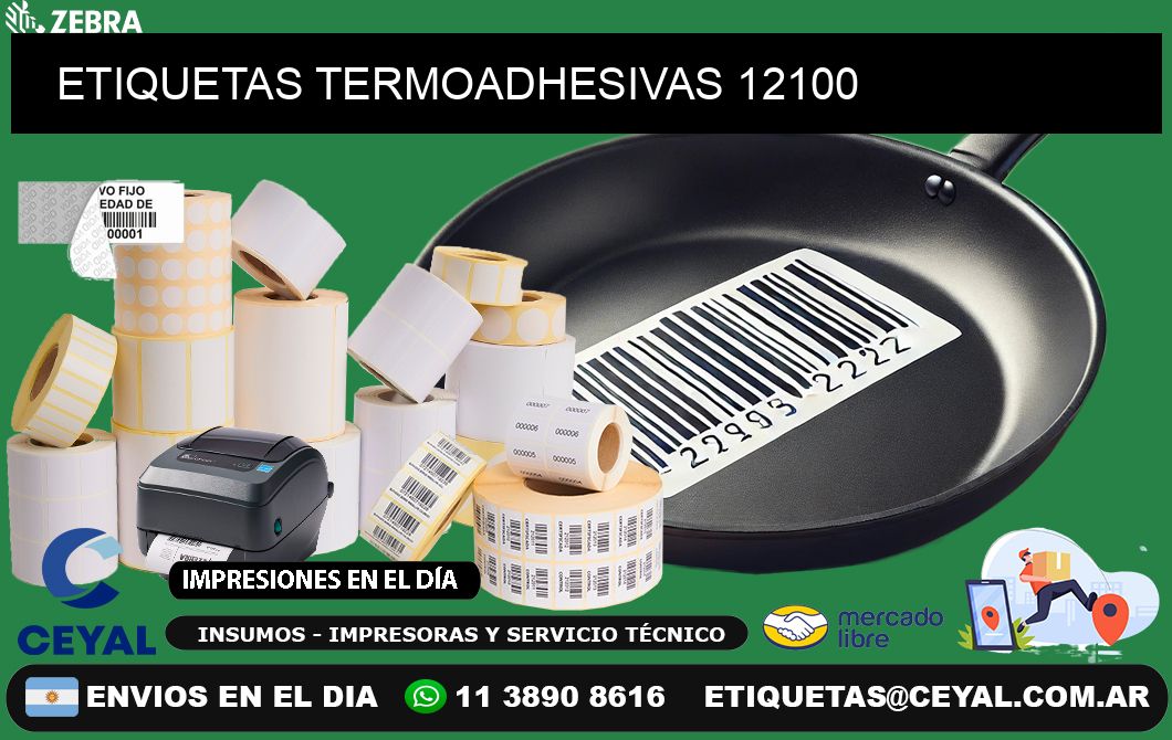 ETIQUETAS TERMOADHESIVAS 12100