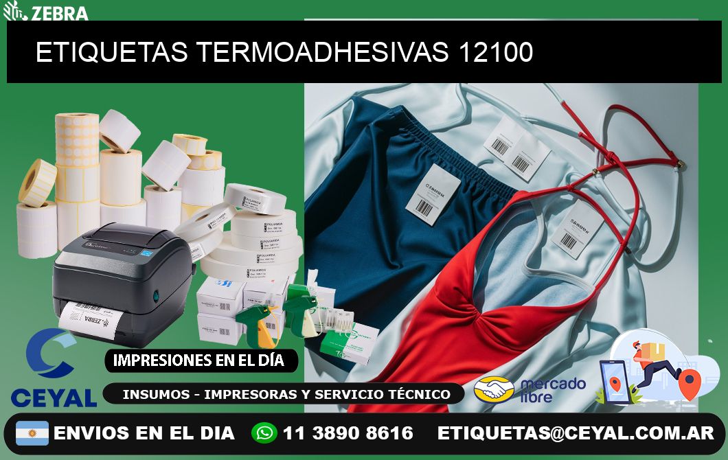 ETIQUETAS TERMOADHESIVAS 12100