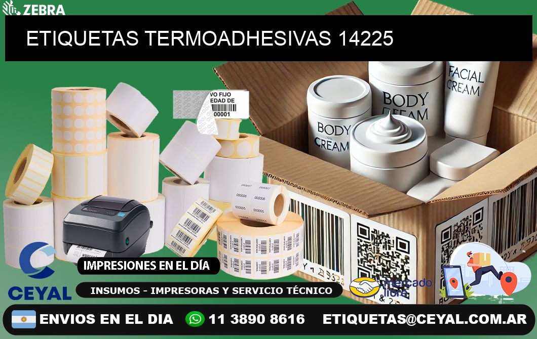 ETIQUETAS TERMOADHESIVAS 14225