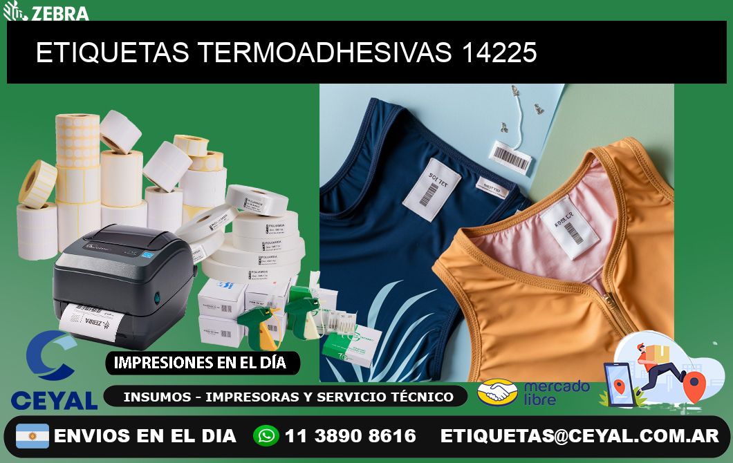 ETIQUETAS TERMOADHESIVAS 14225