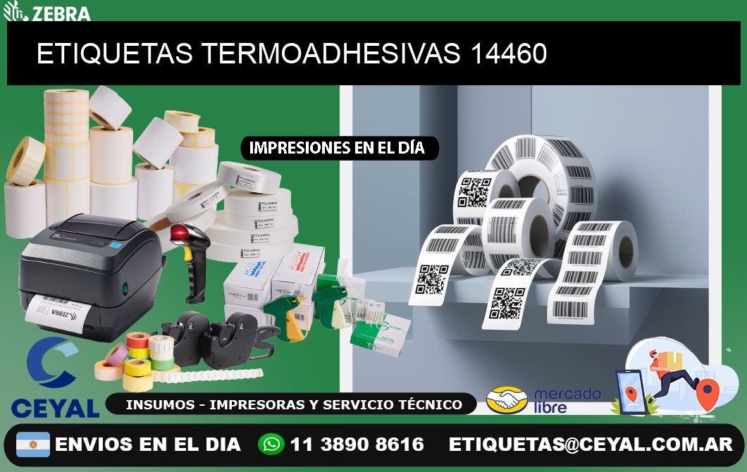 ETIQUETAS TERMOADHESIVAS 14460
