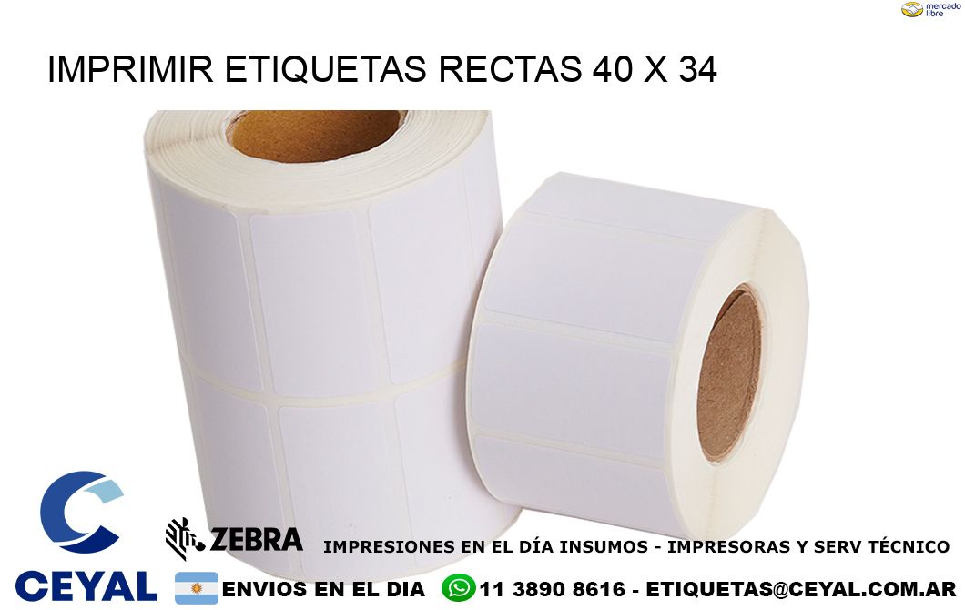 IMPRIMIR ETIQUETAS RECTAS 40 x 34