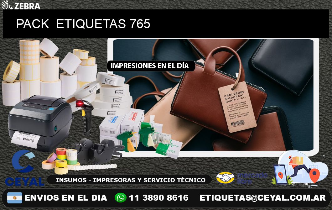 PACK  ETIQUETAS 765