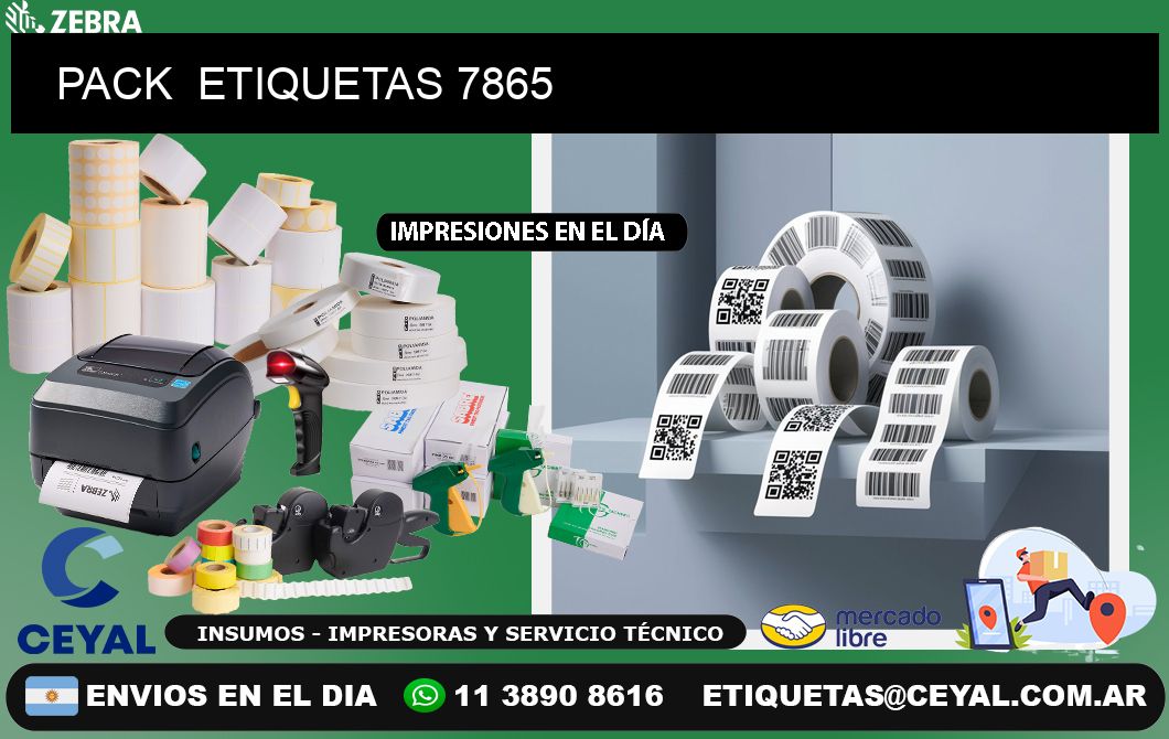 PACK  ETIQUETAS 7865