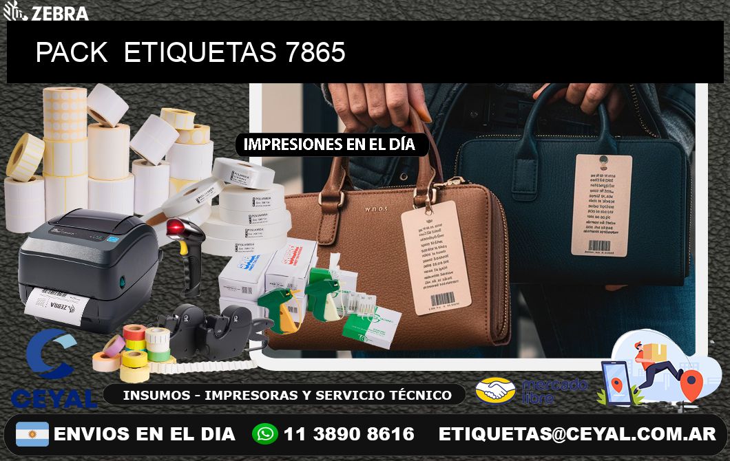 PACK  ETIQUETAS 7865