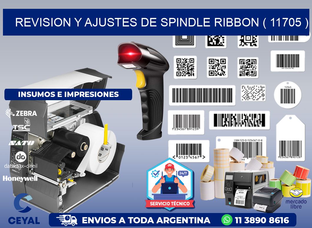 REVISION Y AJUSTES DE SPINDLE RIBBON ( 11705 )