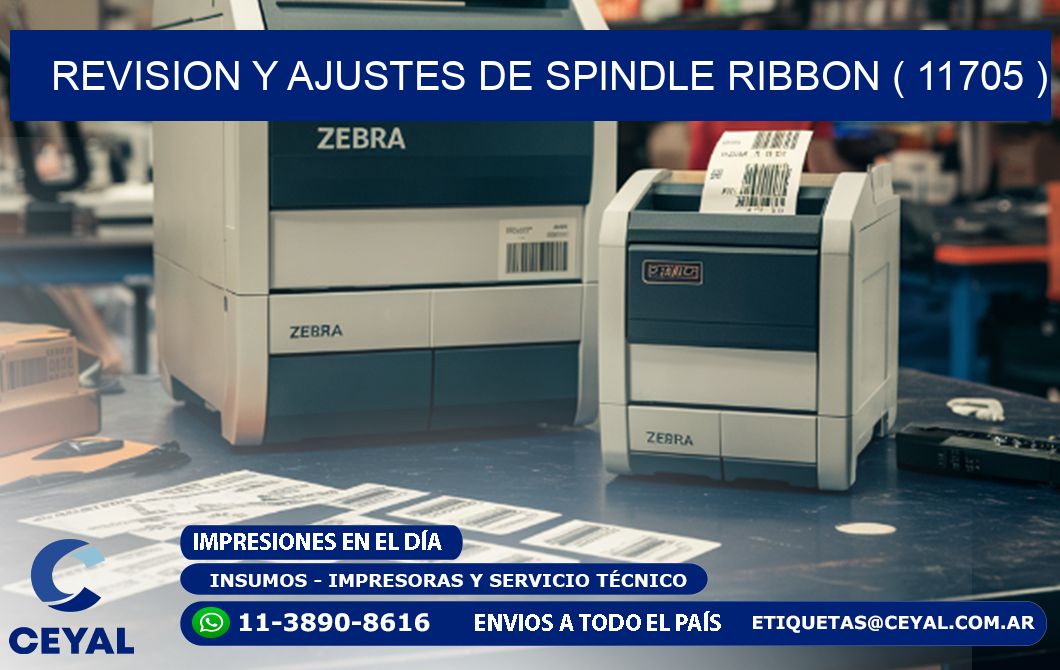 REVISION Y AJUSTES DE SPINDLE RIBBON ( 11705 )