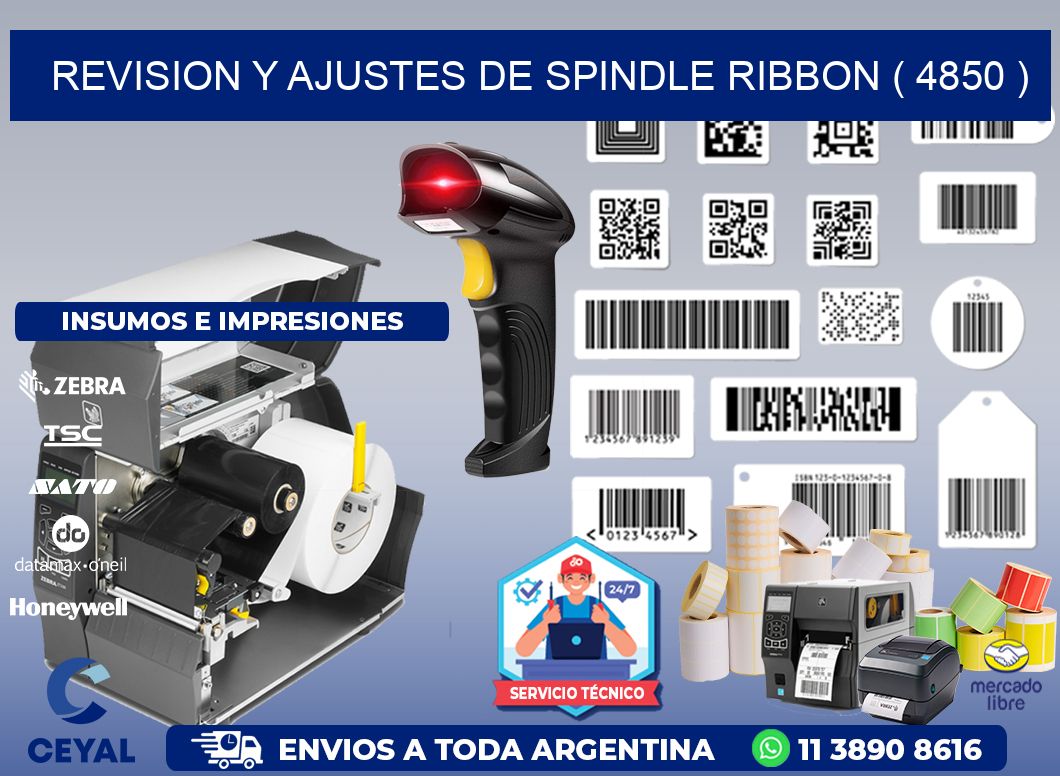 REVISION Y AJUSTES DE SPINDLE RIBBON ( 4850 )