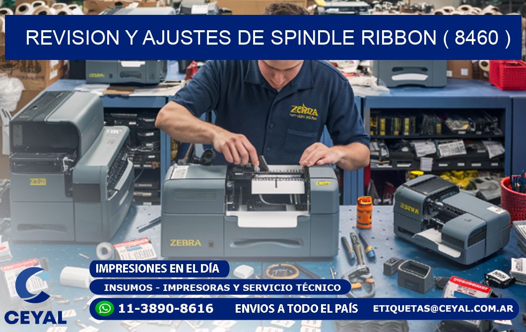 REVISION Y AJUSTES DE SPINDLE RIBBON ( 8460 )