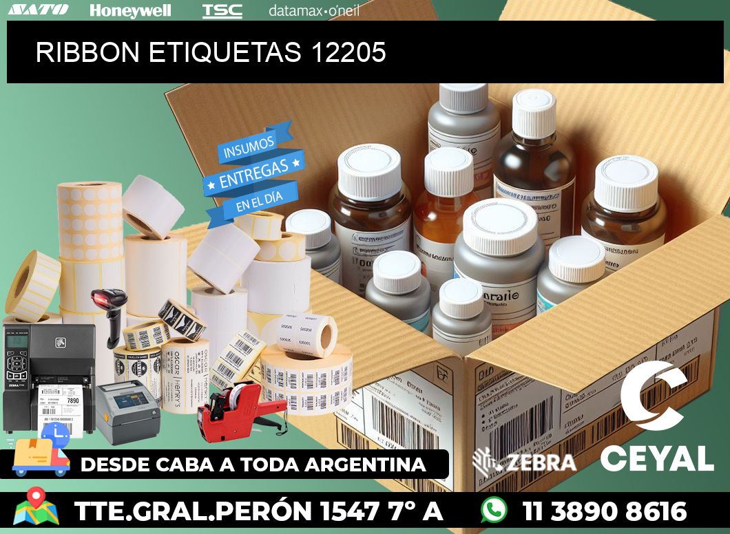 RIBBON ETIQUETAS 12205